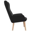 Relaxační židle černá textil 341400