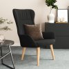 Relaxační židle černá textil 341400