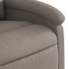 Masážní polohovací křeslo taupe textil 371771