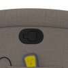 Masážní polohovací křeslo taupe textil 371771