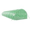 Skleník s ocelovým rámem zelený 42 m² 14 x 3 x 2 m 3188044