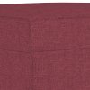 Podnožka vínová 60 x 50 x 41 cm textil 349269