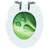 WC sedátko s funkcí pomalého sklápění MDF zelená vodní kapka 146915