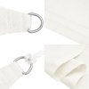 Plachta proti slunci 160 g/m² bílá 4 x 4 x 5,8 m HDPE 311259