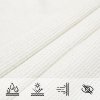 Plachta proti slunci 160 g/m² bílá 4 x 4 x 5,8 m HDPE 311259