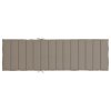 Poduška na lehátko taupe 200 x 70 x 3 cm oxfordská látka 314226