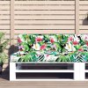 Poduška na palety vícebarevná 120 x 40 x 12 cm textil 360640