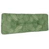 Poduška na palety vzor listů 120 x 40 x 12 cm textil 360642