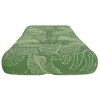 Poduška na palety vzor listů 120 x 40 x 12 cm textil 360642