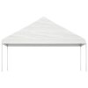 vidaXL Altán se střechou bílý 5,88 x 2,23 x 3,75 m polyethylen 362639