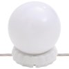 Nástěnné zrcadlo s LED osvětlením kulaté sklo 3078642