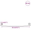 Plachta šedá Ø 2,4 m 650 g/m² 156205