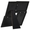 Kolážový fotorámeček na 4 obrázky (10 x 15 cm) černý MDF 332774