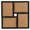 Kolážový fotorámeček na 4 obrázky (10 x 15 cm) černý MDF 332774