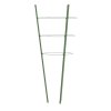 Opory pro zahradní rostliny se 3 kroužky 5 ks zelené 45 cm ocel 319372