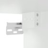 Skříň highboard bílá 34,5 x 34 x 180 cm kompozitní dřevo 3198769