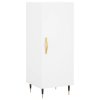 Skříň highboard bílá 34,5 x 34 x 180 cm kompozitní dřevo 3198769