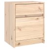 Noční stolky 2 ks 40 x 31 x 50 cm masivní borové dřevo 808124
