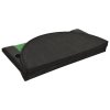 Skládací deska na poker pro 10 hráčů zelená 208 x 106 x 3 cm 80400