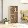 Knihovna dub sonoma 50 x 25 x 106 cm dřevotříska 801110