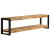 TV stolek 150 x 30 x 40 cm masivní mangovníkové dřevo 247809