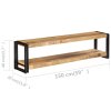 TV stolek 150 x 30 x 40 cm masivní mangovníkové dřevo 247809