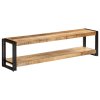 TV stolek 150 x 30 x 40 cm masivní mangovníkové dřevo 247809