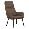 Relaxační židle taupe textil 341321