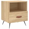 Noční stolky 2 ks dub sonoma 40 x 35 x 47,5 cm kompozitní dřevo 827379