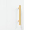 Příborník bílý s vysokým leskem 100x36x60 cm kompozitní dřevo 828158