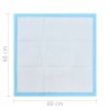 Pleny pro psy 400 ks 60 x 60 cm netkaná textilie 170762