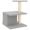 Škrabadlo pro kočky se sisalovými sloupky světle šedé 48 cm 171787