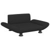 Pelíšek pro psy černý 70 x 45 x 28 cm textil 172000