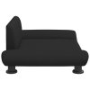 Pelíšek pro psy černý 70 x 45 x 28 cm textil 172000