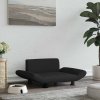 Pelíšek pro psy černý 70 x 45 x 28 cm textil 172000