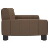 Pelíšek pro psy hnědý 70 x 45 x 30 cm textil 171860