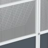 Ptačí klec antracitová 215 x 78 x 200 cm pozinkovaná ocel 172344