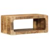 TV nástěnný kabinet 60x30x25 cm z masivního dřeva hrubého manga 4104529