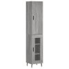 Skříň highboard šedá sonoma 34,5 x 34 x 180 cm kompozitní dřevo 3199063