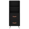 Skříň highboard černá 34,5 x 34 x 180 cm kompozitní dřevo 3199274