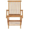 Zahradní židle se světle modrými poduškami 4 ks masivní teak 3065636
