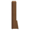 Skříňka na CD hnědý dub 100 x 23 x 89,5 cm kompozitní dřevo 815485
