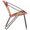 Kruhové křeslo vícebarevné chindi textil 286609