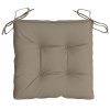 Podušky na židli 6 ks taupe 50 x 50 x 7 cm oxfordská látka 314922