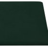 Nástěnné panely 12 ks tmavě zelené 30 x 30 cm samet 1,08 m² 343809