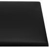 Nástěnné panely 12 ks černé 90 x 30 cm umělá kůže 3,24 m² 343911