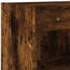 Nástěnná TV skříňka s LED osvětlením kouřový dub 60x30x40 cm 837191