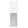 TV skříňky s LED osvětlením 2 ks bílé 30,5 x 30 x 102 cm 837016