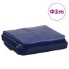 Plachta modrá Ø 3 m 650 g/m² 156224