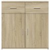 Příborníky 2 ks dub sonoma 79 x 38 x 80 cm kompozitní dřevo 3276618